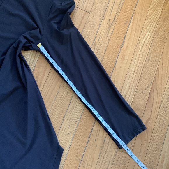 EILEEN FISHER Long Jacket Hooded Zip Front Dark Gray Size S - Picture 15 of 16